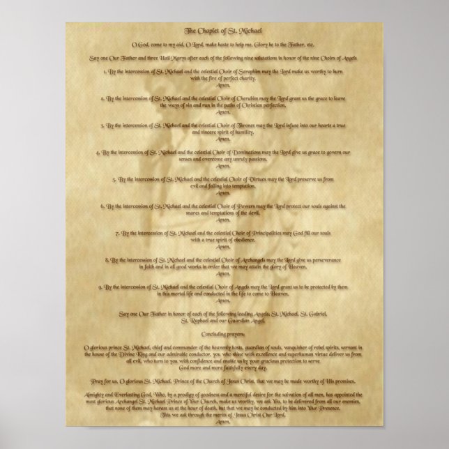 Póster El capleta de San Miguel (Frente)