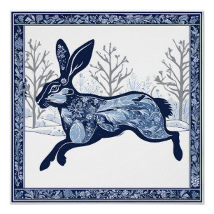 Póster El capricho del invierno de Hares