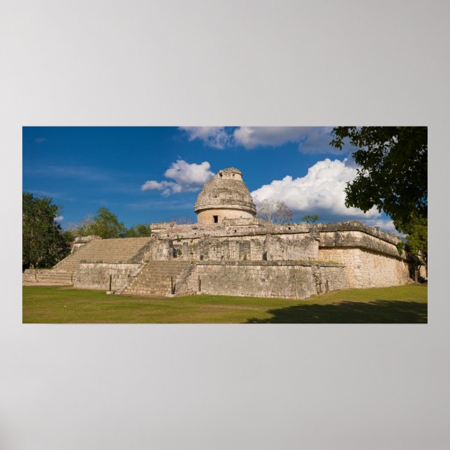 Póster El Caracol en Chichen Itza (Frente)