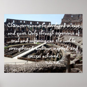 Póster El carácter no se puede desarrollar...