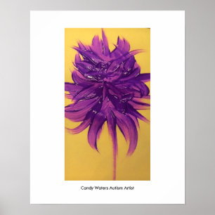 Póster El caramelo riega al artista del autismo