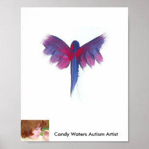Póster El caramelo riega al artista del autismo
