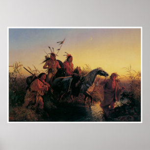 Póster El cargador cautivo, 1854
