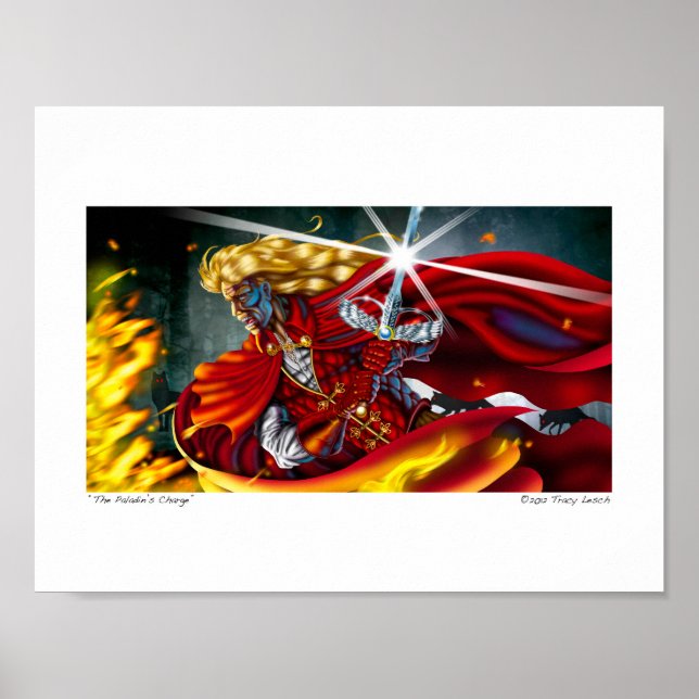 Póster "El cargo de Paladin" - poster de Tracy Lesch (Frente)
