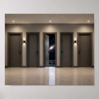 Póster El cartel de la puerta que no pertenece