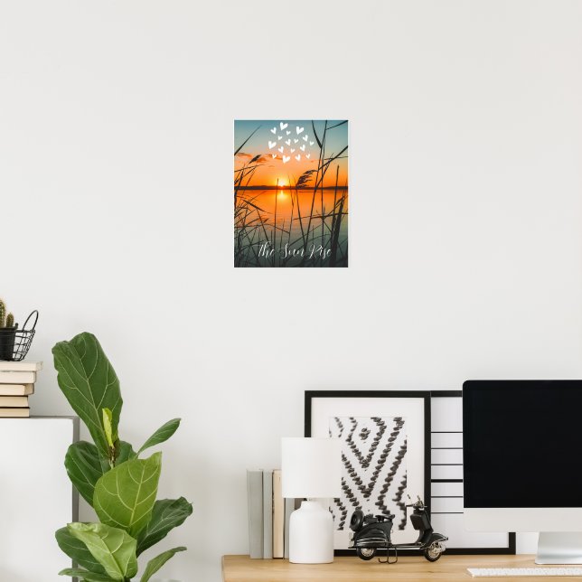 Póster El cartel de la salida del sol (Oficina en casa)
