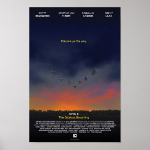 Póster "" El cartel de película que se convierte glorioso
