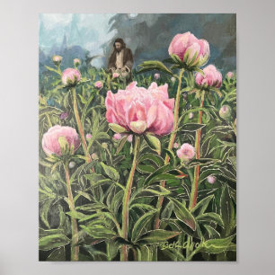 Póster El cartel impreso de papel del jardinero (semi bri
