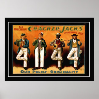 Póster El cartel vintage de The Four Jacks