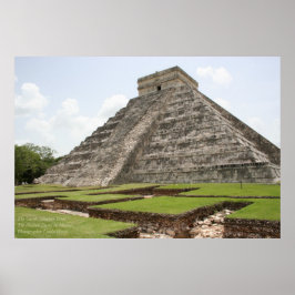 Póster El Castillo, Chichen Ixta, Ruinas Mayas, México