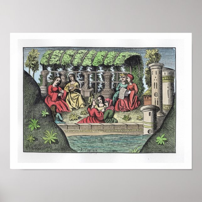 Póster El castillo de Alamond y sus encantos, de ' (Frente)