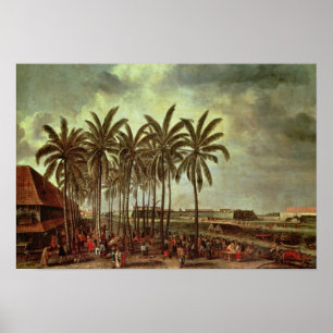 Póster El castillo de Batavia, visto de Kali Besar
