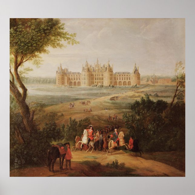 Póster El castillo de Chambord, 1722 (Frente)