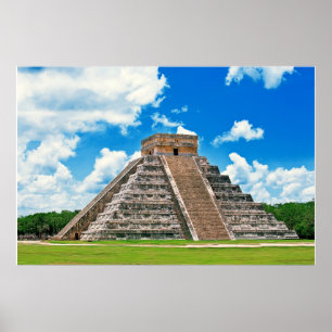 Póster El Castillo de Chichen-Itza