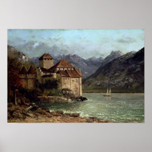 Póster El castillo de Chillon, 1875