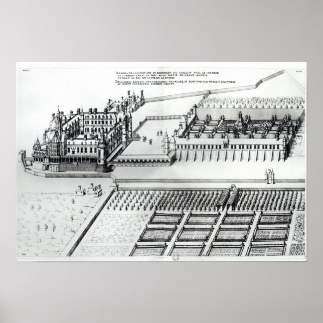 Póster El castillo de Gaillon (Frente)