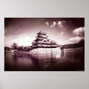 Póster El castillo de Matsumoto, Japón