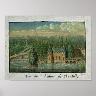 Póster El castillo francés de Chantilly
