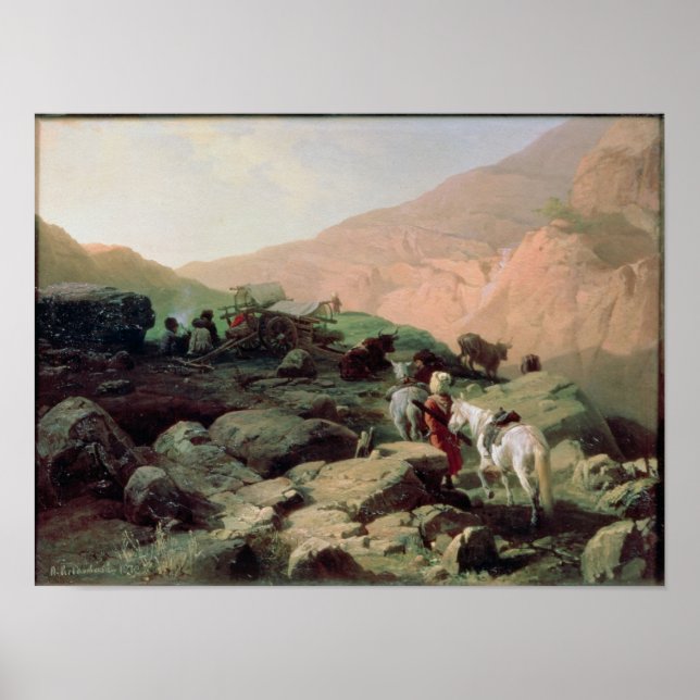 Póster El Cáucaso, 1872 (Frente)