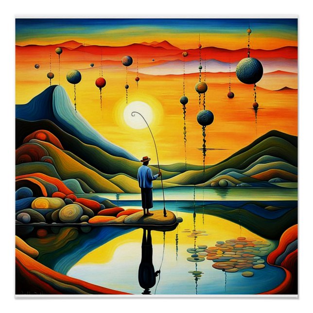 Póster El cazador de globos (Anverso)