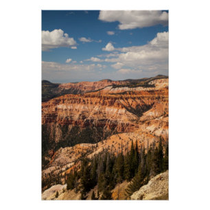 Póster El cedro rompe el monumento nacional, Utah