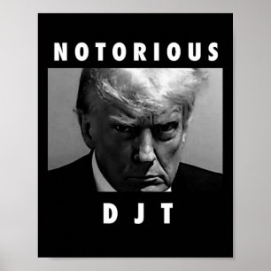 Póster El célebre DJ Donald Trump Mug asesinado al republ