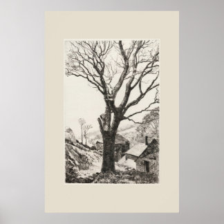 Póster El centinela Cornwall Eleanor Hughes Restrike