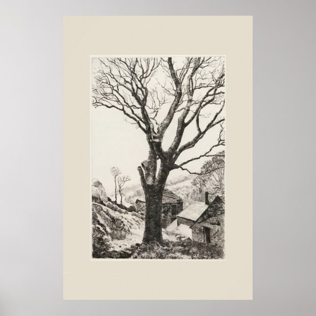 Póster El centinela Cornwall Eleanor Hughes Restrike (Frente)