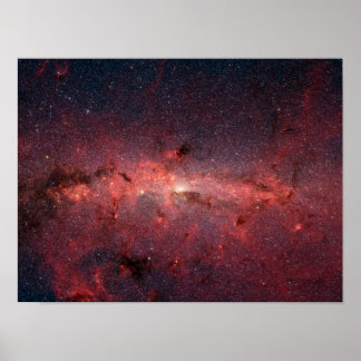 Póster El centro de la galaxia Vía Láctea