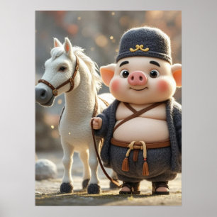 Póster El cerdo y su acero: el viaje de la locura