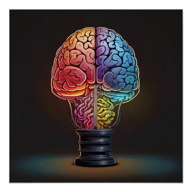 Póster el cerebro ideal (Anverso)
