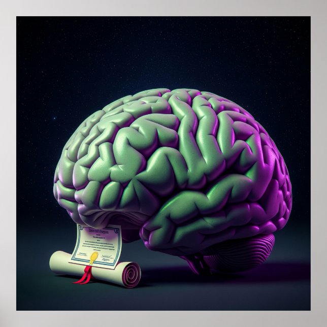 Póster El Cerebro: Tu Calificación Definitiva (Frente)