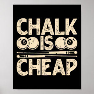 Póster El Chalk Es Barato