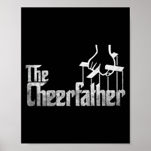Póster El Cheerfather Día del Padre Cheer Papá Animador 