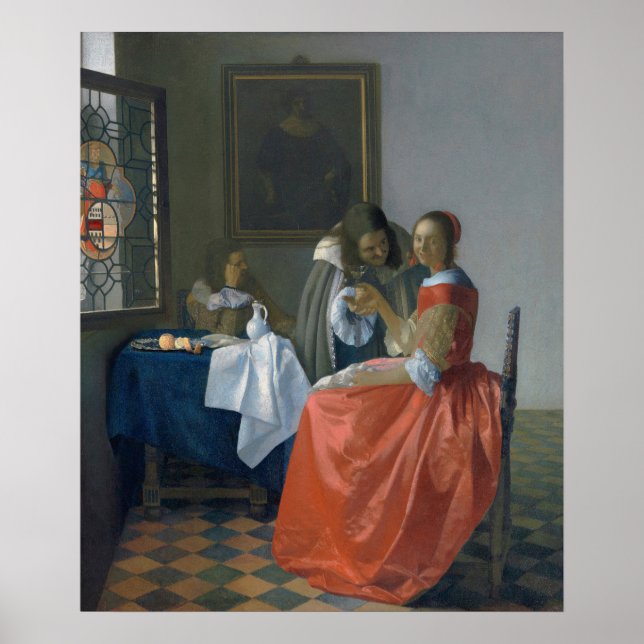 Póster El Chica con el Vidrio (Frente)