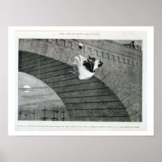 Póster El Chica con la moda se suicida, plato 8 de T (Frente)