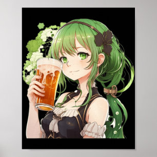 Póster El Chica de anime lindo, Luckier St Patrick's Day 