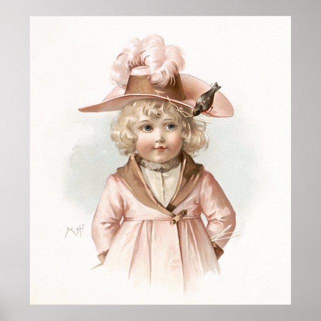 Póster El Chica de otoño de Maud Humphrey (Frente)