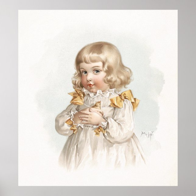 Póster El Chica de primavera de Maud Humphrey (Frente)