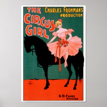El Chica del circo - a caballo