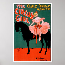 Póster El Chica del circo - a caballo