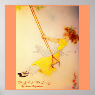 Póster "El Chica En La Swing" Por Susan Bergstrom