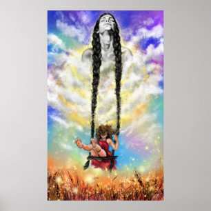 Póster El Chica En Mi Poster - Sensación - Pintura De Art