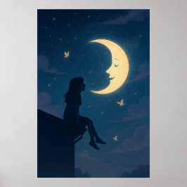 Póster El Chica que habla con la luna