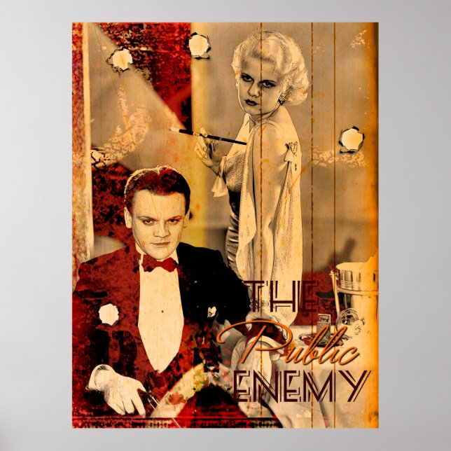 Póster El Chica rubio de Gangster (Frente)