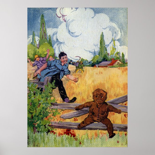 Póster El chico del pan de jengibre escapa (Frente)