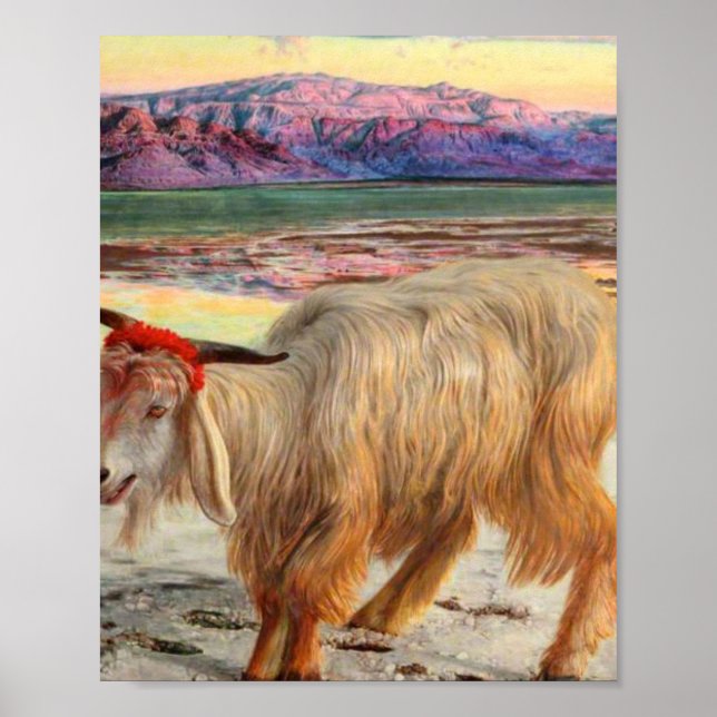Póster El chivo expiatorio William Holman Hunt (Frente)