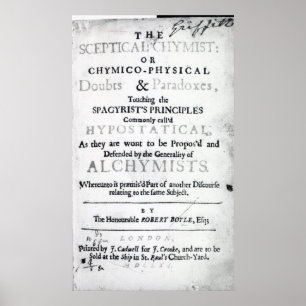 Póster 'El Chymist escéptico