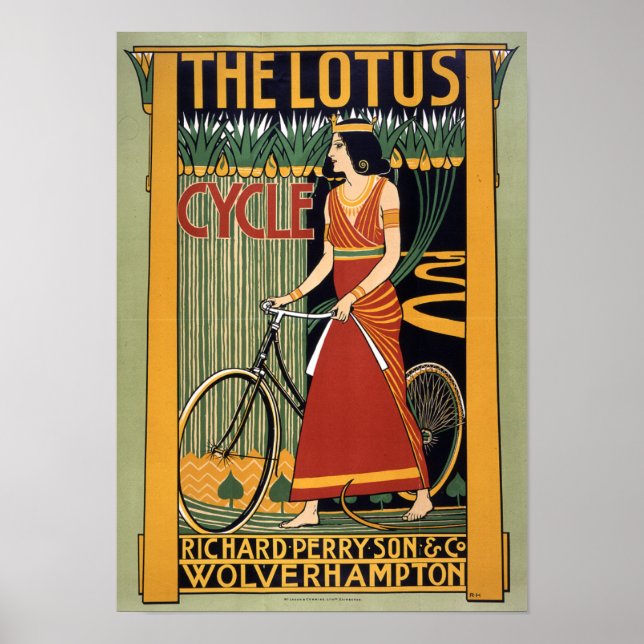 Póster El ciclo de Lotus, 1896 (Frente)
