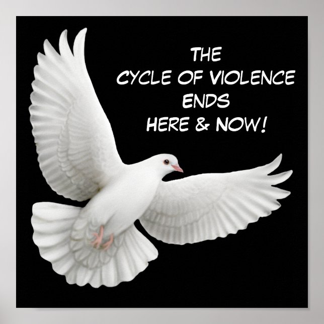 Póster El ciclo de violencia termina aquí Poster (Frente)